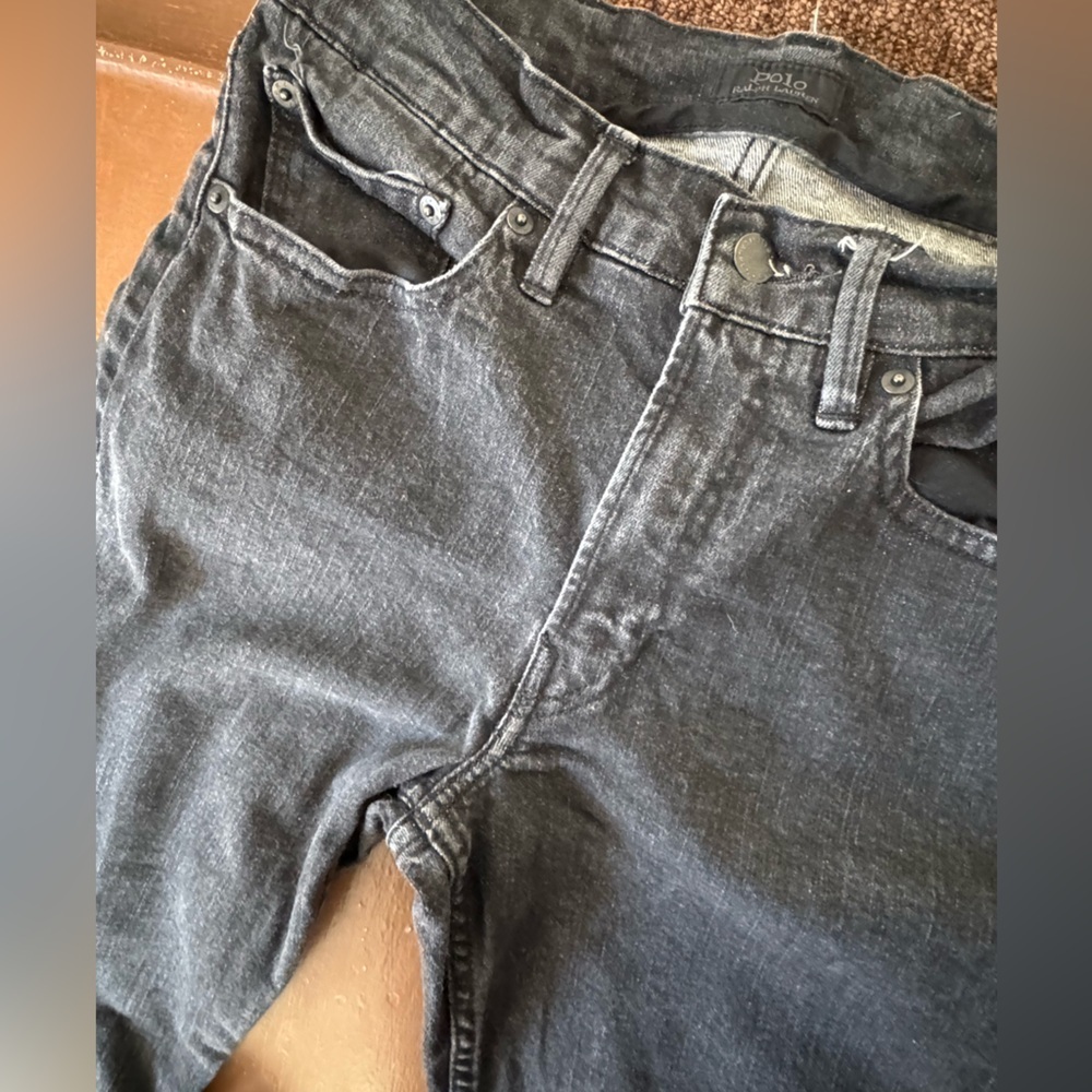 Polo Ralph Lauren black prospect straight jeans. Men’s 30/30 - Picture 5 of 11